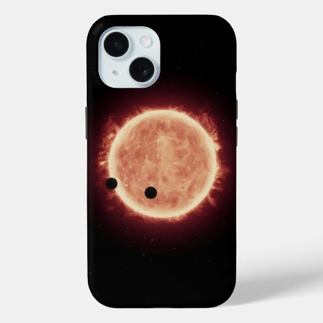Planets Transiting Red Dwarf Star In Trappist-1 Case-Mate iPhone Case (Back)