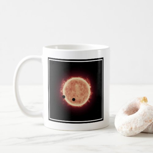 Planets Transiting Red Dwarf Star In Trappist_1 Coffee Mug