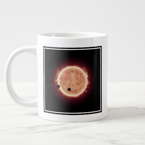 Planets Transiting Red Dwarf Star In Trappist_1 Giant Coffee Mug