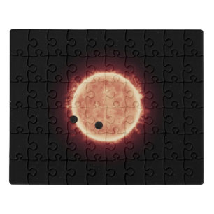 Planets Transiting Red Dwarf Star In Trappist-1 Jigsaw Puzzle