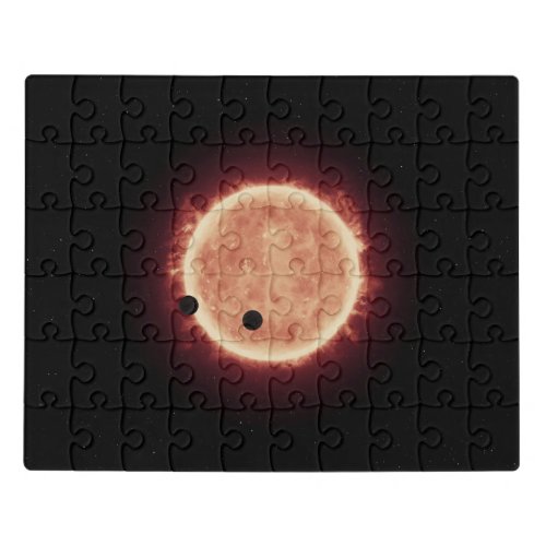 Planets Transiting Red Dwarf Star In Trappist_1 Jigsaw Puzzle