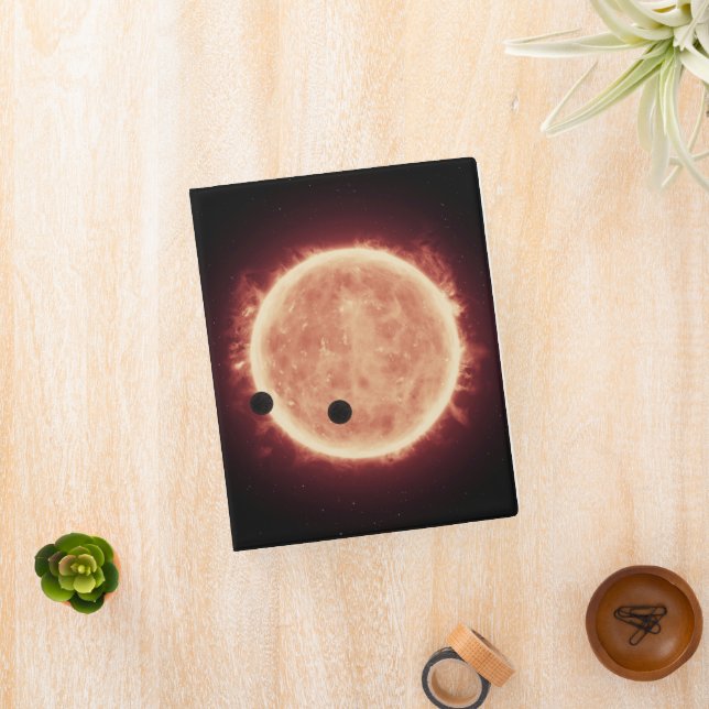 Planets Transiting Red Dwarf Star In Trappist-1 Mini Binder (InSitu)