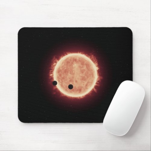 Planets Transiting Red Dwarf Star In Trappist_1 Mouse Pad