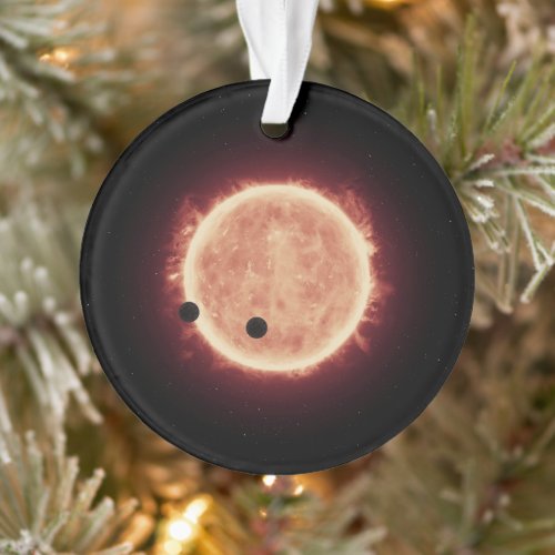 Planets Transiting Red Dwarf Star In Trappist_1 Ornament