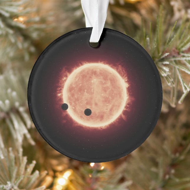 Planets Transiting Red Dwarf Star In Trappist-1 Ornament (Tree)