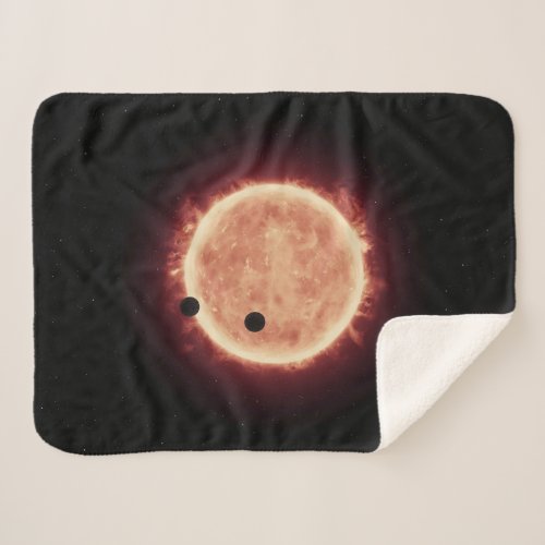 Planets Transiting Red Dwarf Star In Trappist_1 Sherpa Blanket