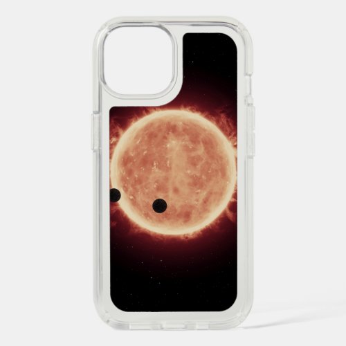 Planets Transiting Red Dwarf Star In Trappist_1 iPhone 15 Case