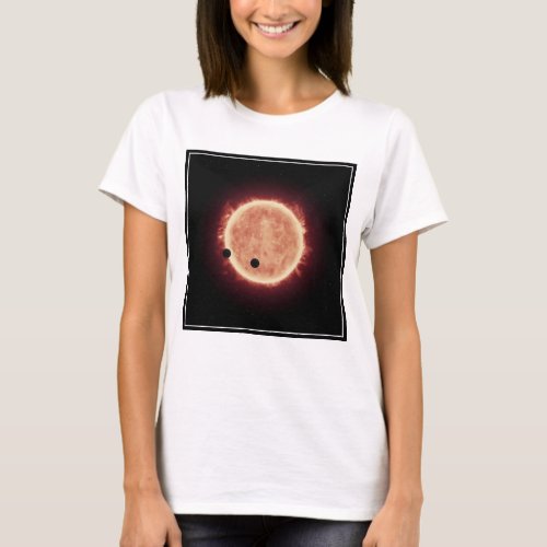 Planets Transiting Red Dwarf Star In Trappist_1 T_Shirt
