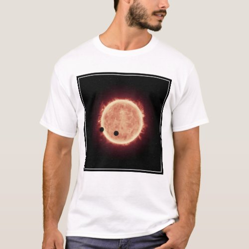 Planets Transiting Red Dwarf Star In Trappist_1 T_Shirt