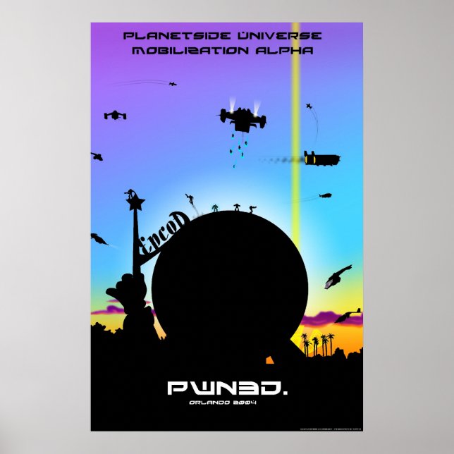 PlanetSide Universe Mobilization Alpha Poster (Front)
