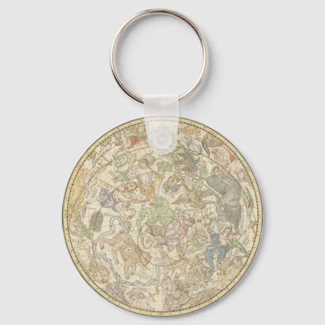 Planisphaerii Coelestis Hemis. Keychain (Front)