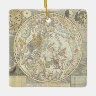 Planisphaerii Coelestis Hemisphaerium Ceramic Ornament