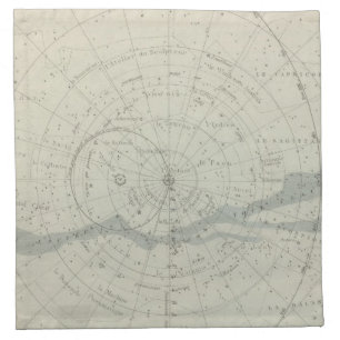 Planisphere Celeste Hemisphere Napkin
