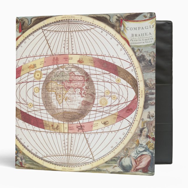 Planisphere, from 'Atlas Coelestis' Binder (Front/Inside)