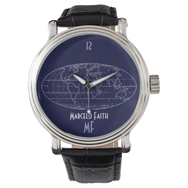 planisphere hour watch (Front)