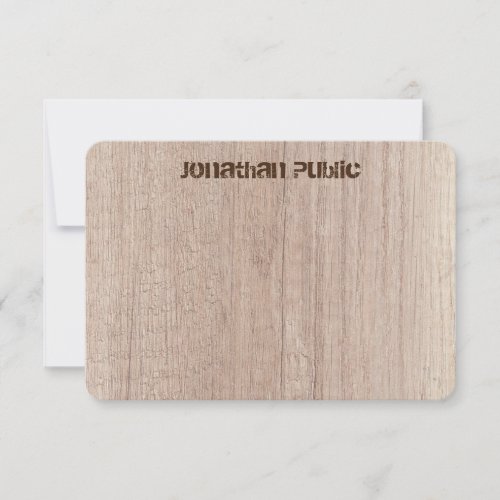Plank Board Wood Look Distressed Text Template