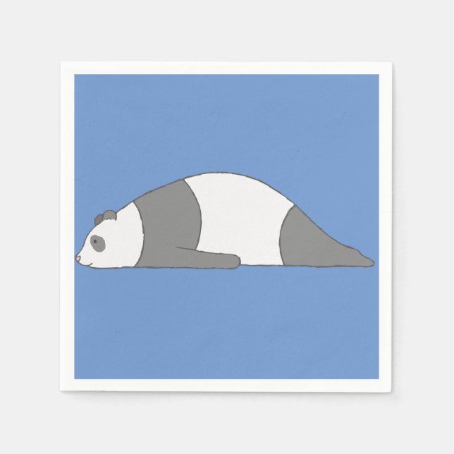 Planking Panda Napkins (Front)