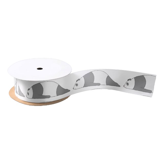 Planking Panda Satin Ribbon (Spool)
