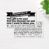 Planned Act of Christian Kindness (P.A.C.K.) Card (Desk)