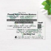 Planned Act of Christian Kindness (P.A.C.K.) Card (Desk)
