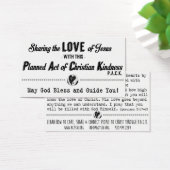 Planned Act of Christian Kindness (P.A.C.K.) Card (Desk)