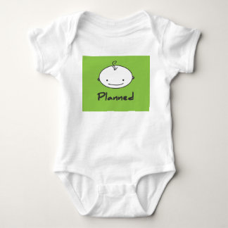 planned baby bodysuit