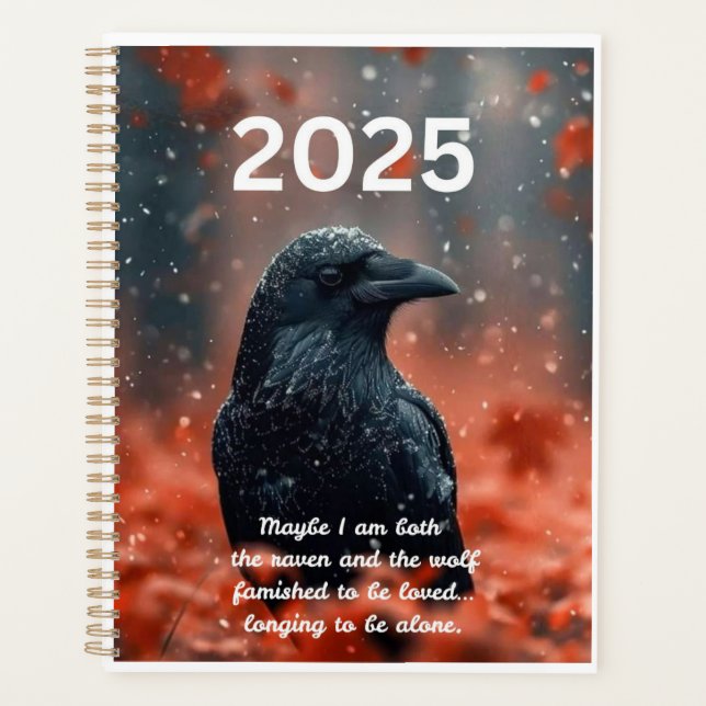 Planner 2025 Raven & Wolf (Front)