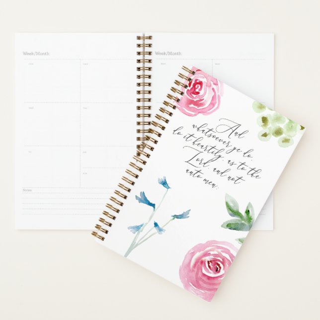 Planner Bible Verse  And whatsoever ye do KJV (Display)