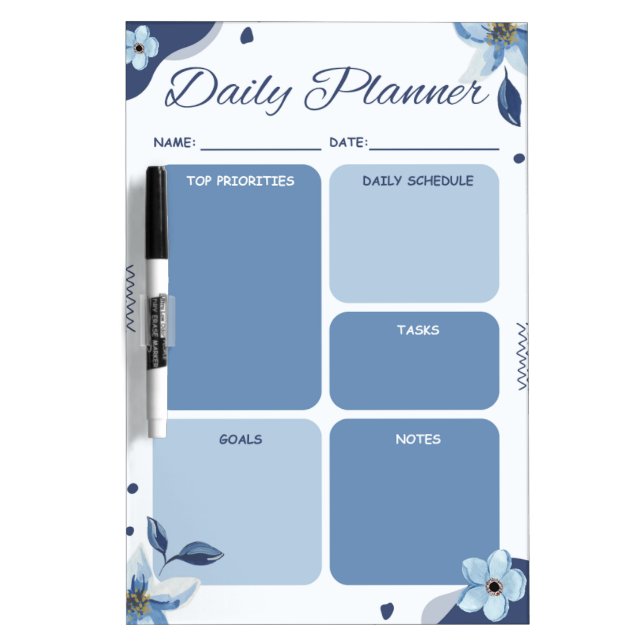 Planner  dry erase board (Front)