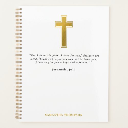 Planner for Christians Religious Inspirational 