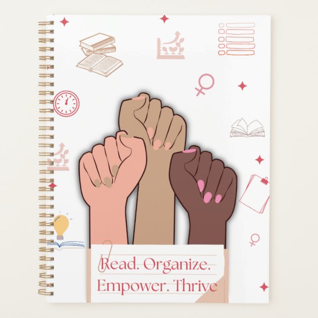 Planner for Women - Organize, Empower, Thrive (Front)
