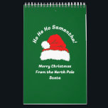Planner Green Red White Santa Merry Christmas Calendar<br><div class="desc">Planner Green Red White Santa Merry Christmas</div>