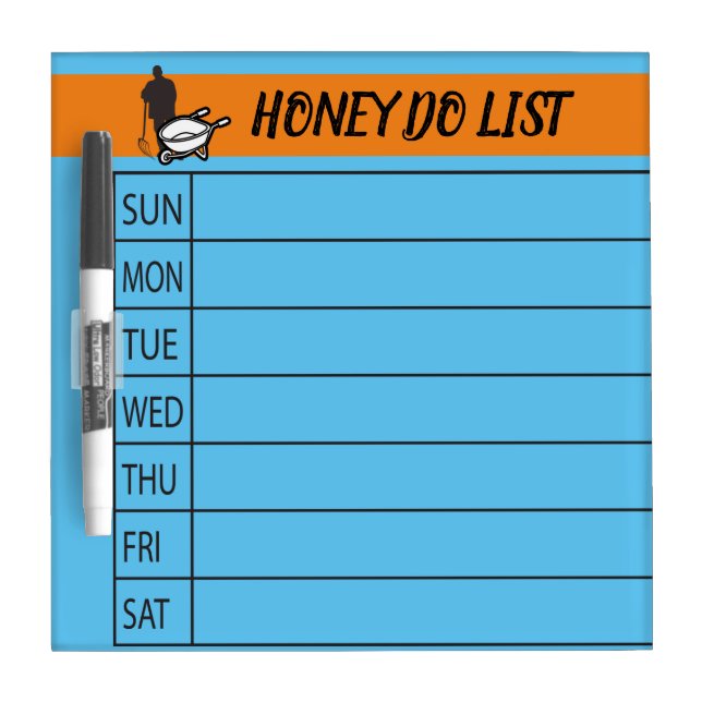 Planner Honey Do Dry Erase Board (Front)