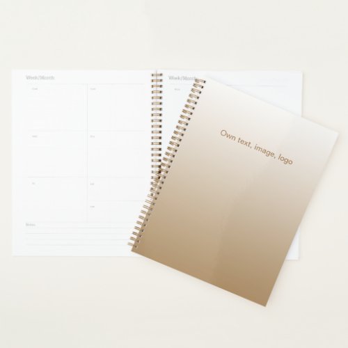 Planner Large White _ Gold