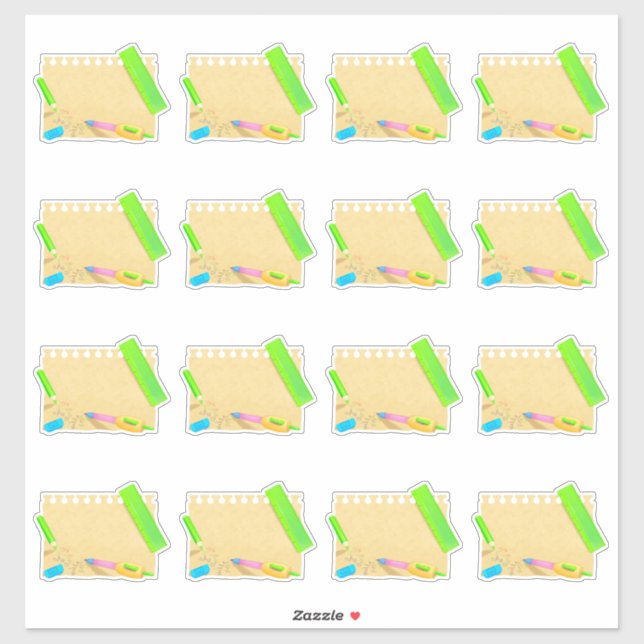 Planner List Stickers Scrapbook Writing Decor (Sheet)