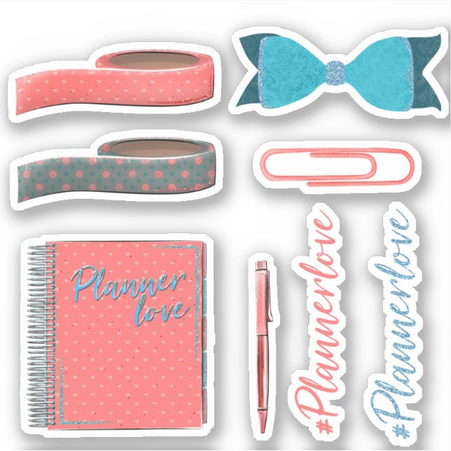 Planner love volume 2, sticker set (Front)
