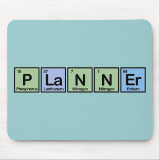 Planner made of Elements Mouse Pad