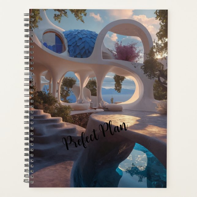 Planner Notebook – Organize Your Day with Style  (Front)