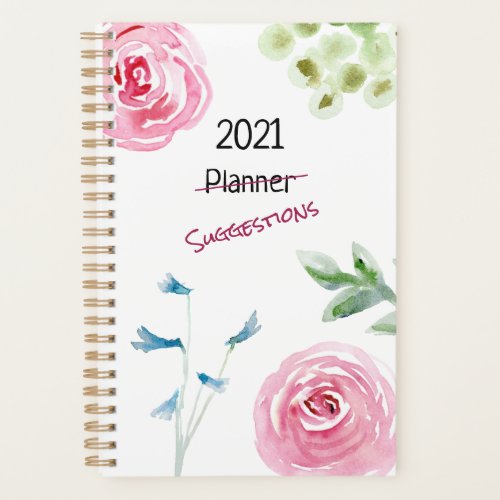 Planner or suggestions pretty watercolor