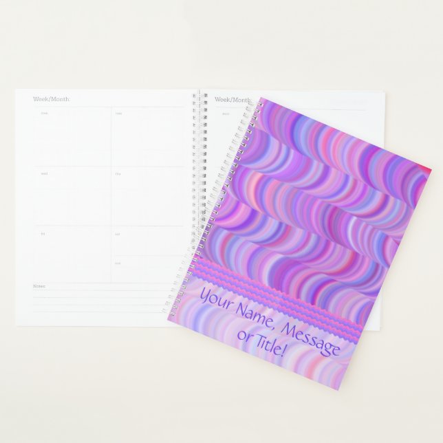 Planner - Purple Curves (Display)