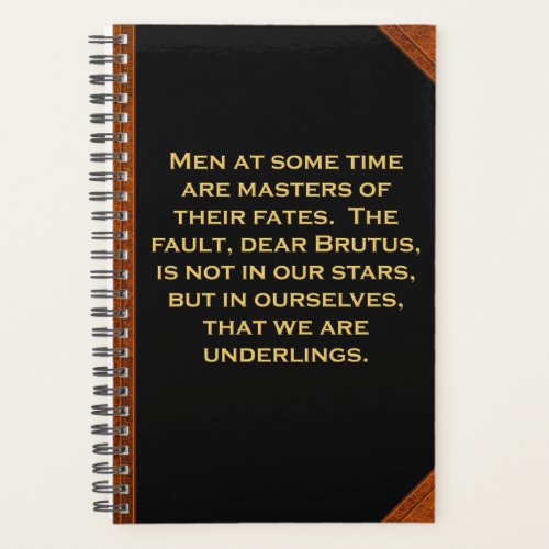 Planner Shakespeare Quote Fault In Our Stars