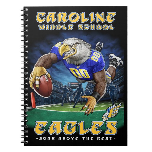 Planner size spiral notebook (Front)