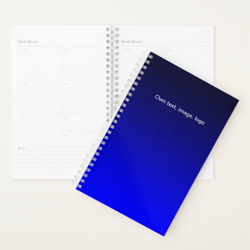 Planner Small Dark Blue _ Royal Blue