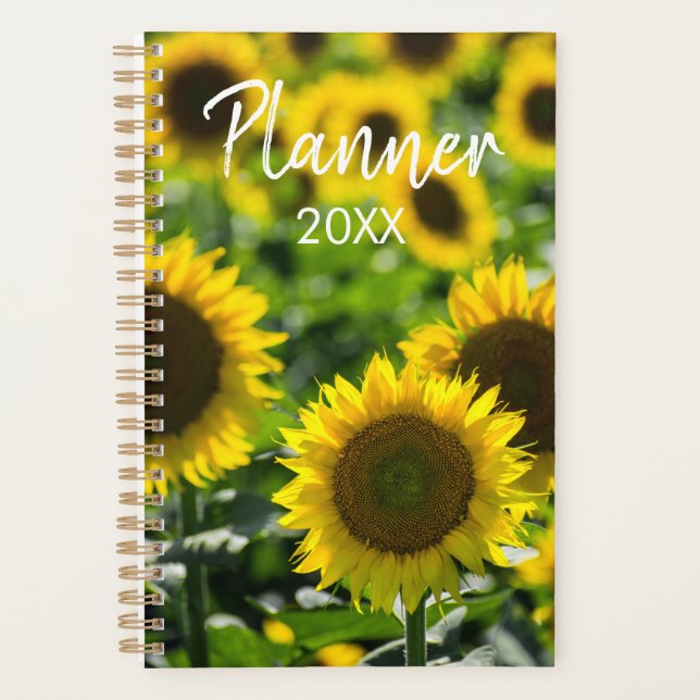 Planner - The Sunflower Field (Front)