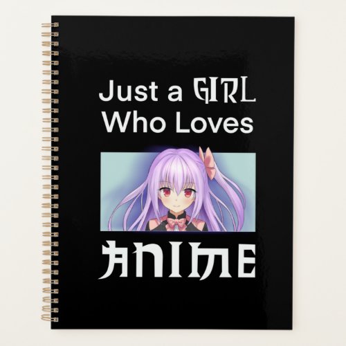 Planner With Anime Girl
