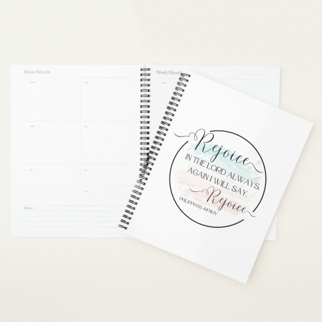 Planner with Bible Verse  (Display)