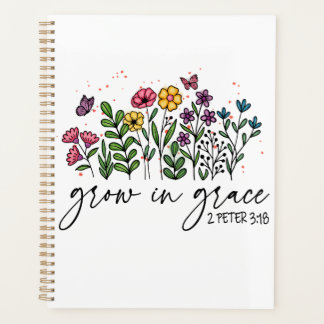 Planner with Bible Verse