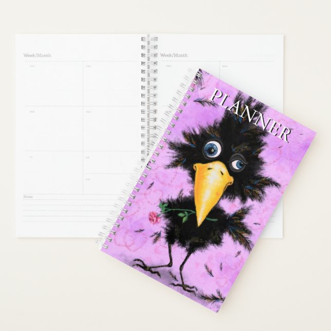 Planner with Funny Bird (Display)