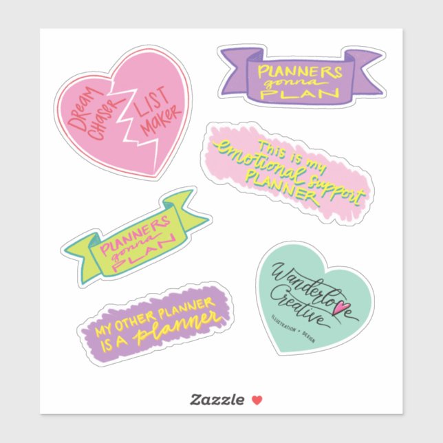 Planners Gonna Plan Sticker (Sheet)