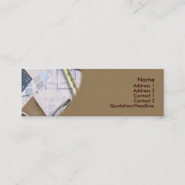 Planning Business Card (Front)